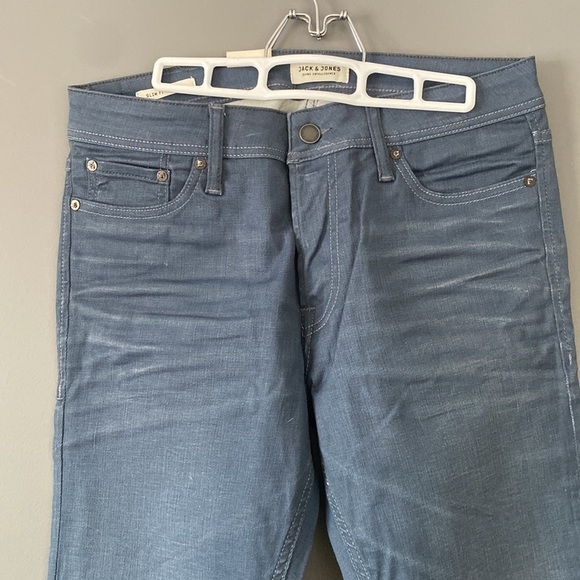 Jack & Jones Slim Fit Jeans W31 L32 Minimalist Chic - Picture 3 of 16